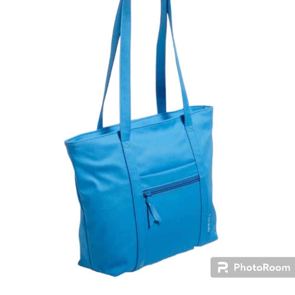 Vera Bradley small Vera tote Blue Aster